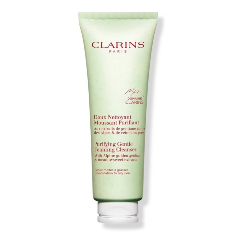 CLARINS Purifying Gentle Foaming Face Cleanser, New in Box, sealed.